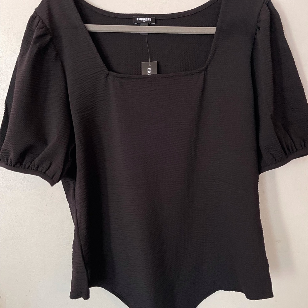 Express Elegant Black Blouse